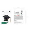 Picture of FOIL BALLOON GRADUATION CAP CONGRATS SUPERSHAPE